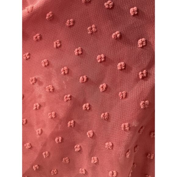 ASOS Pink Chiffon Blouse - Women's Size 14 - Picture 4 of 4